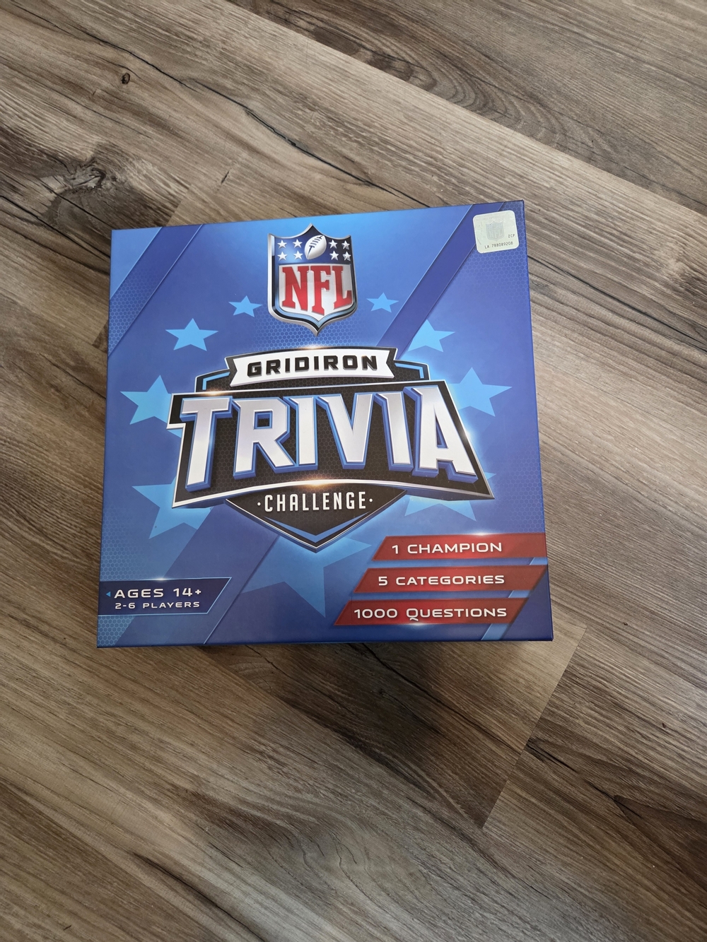 NFL Gridiron Trivia Challenge Board Game - Blue